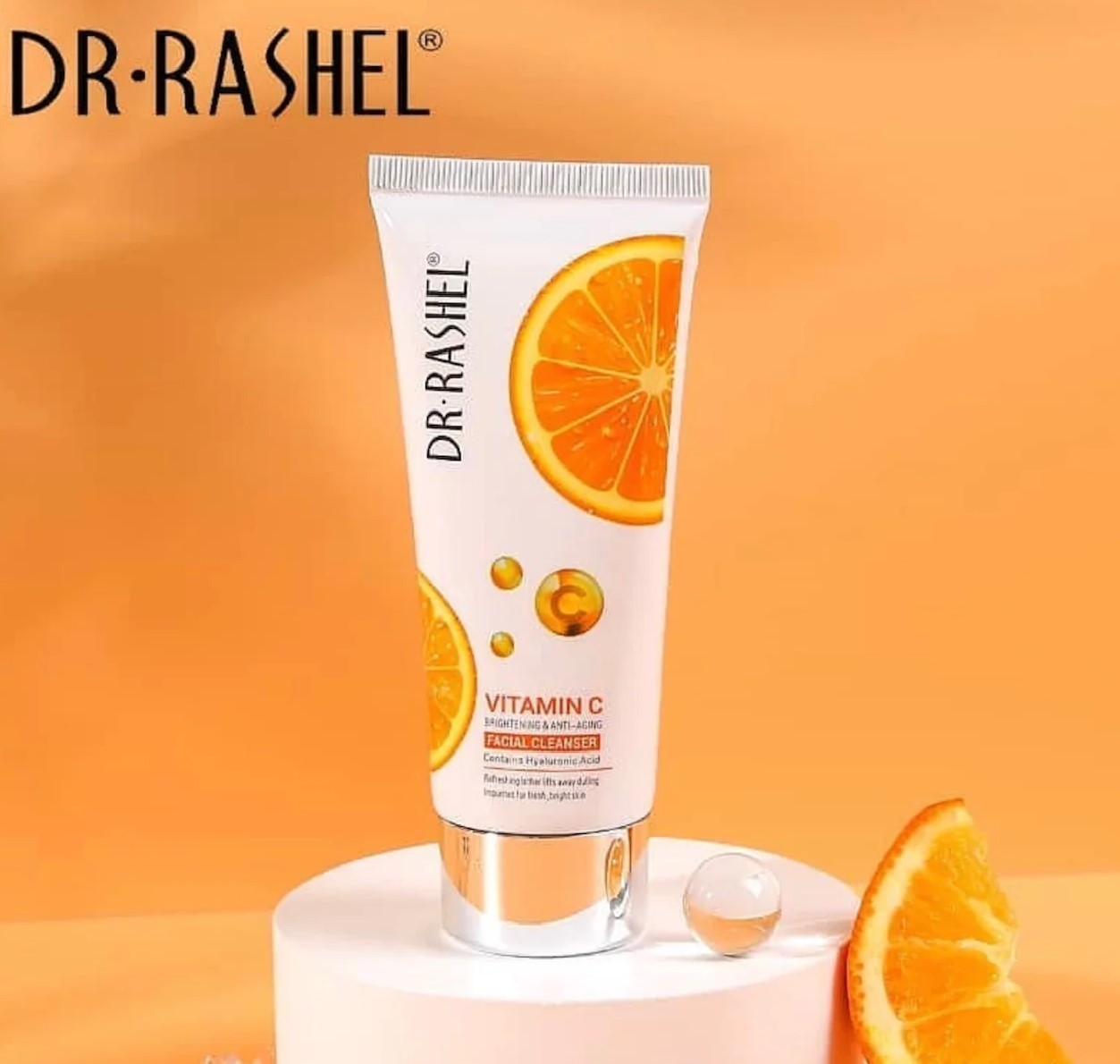 د راشيل فيتامين سي غسول البشرة بالهيالورونيك 80 مل