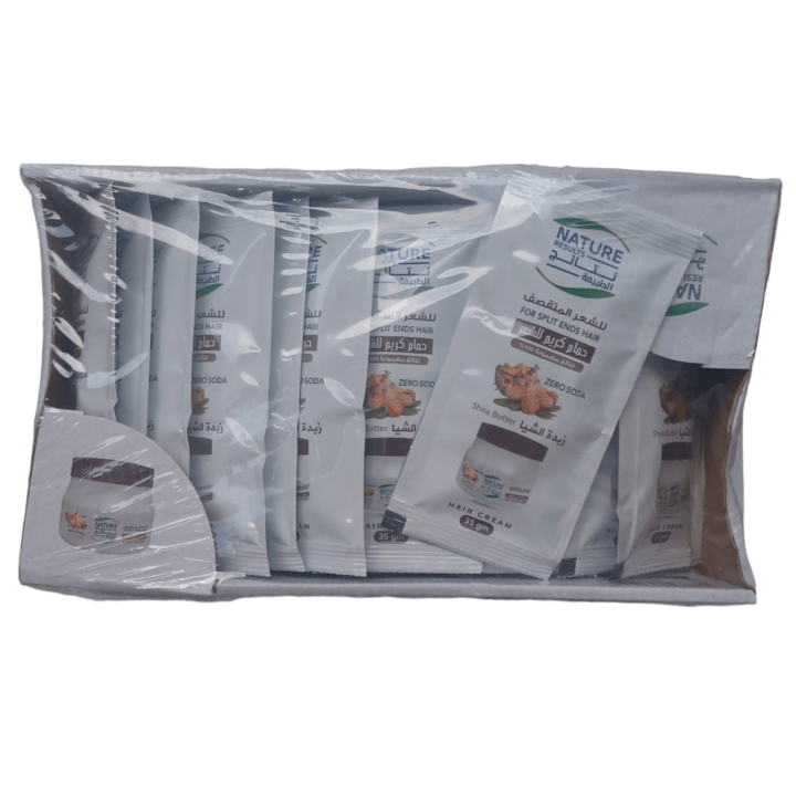 نتائج الطبيعة حمام كريم بزبدة الشيا 35 جم 24 كيس