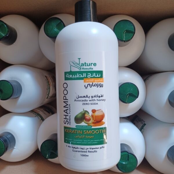 نتائج الطبيعة شامبو بالافوكادو والعسل 1 لتر