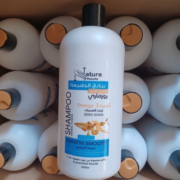 نتائج الطبيعة شامبو بزيت الاوميجا 3 1 لتر