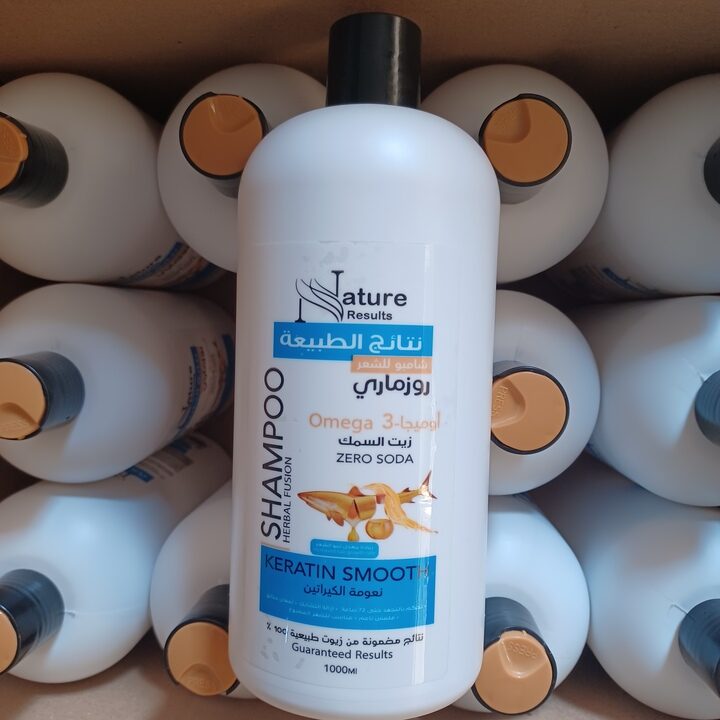 نتائج الطبيعة شامبو بزيت الاوميجا 3 1 لتر
