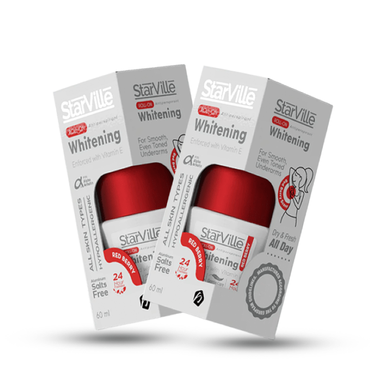 ستارفيل رول مزيل عرق ريد بيري عرض قطعتين