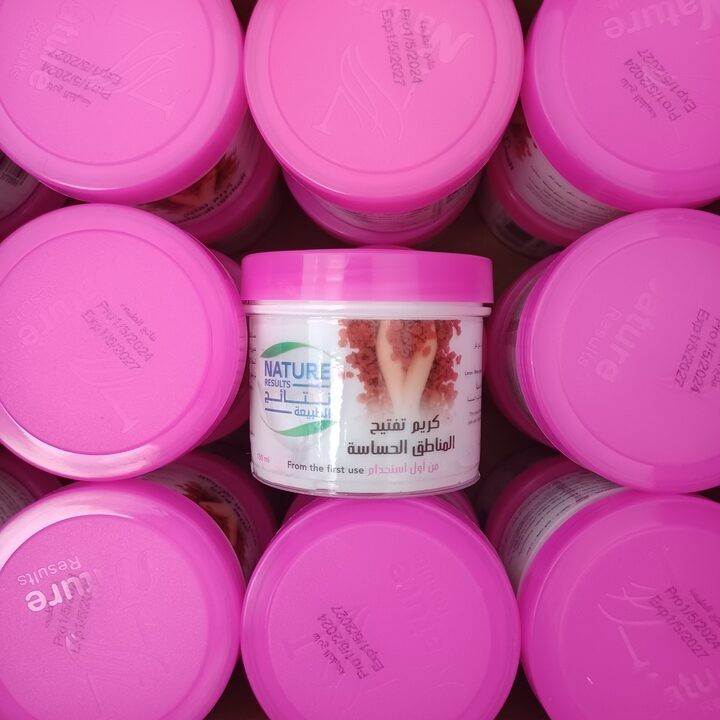 نتائج الطبيعة كريم تفتيح المناطق الحساسة 150 مل