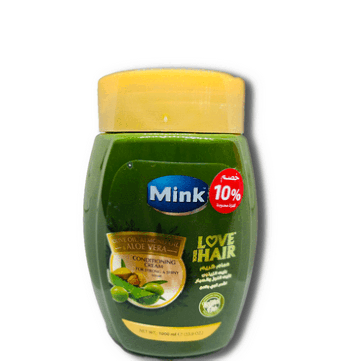 منك حمام كريم بزيت الزيتون واللوز 800 مل