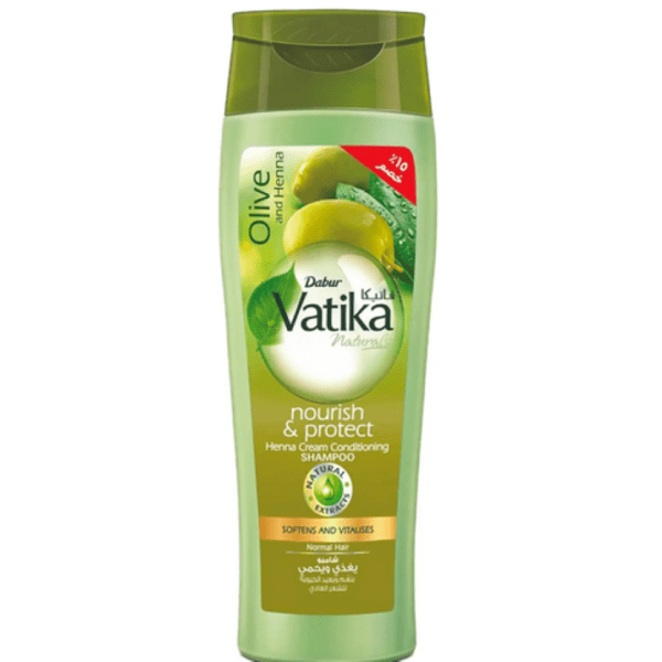 فاتيكا شامبو بزيت الزيتون والحنا للشعر العادي 360 مل