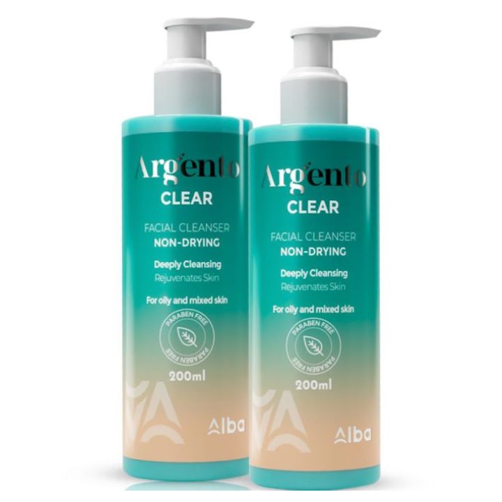 ارجنتو كلير غسول البشرة الدهنية 200 مل عرض قطعتين
