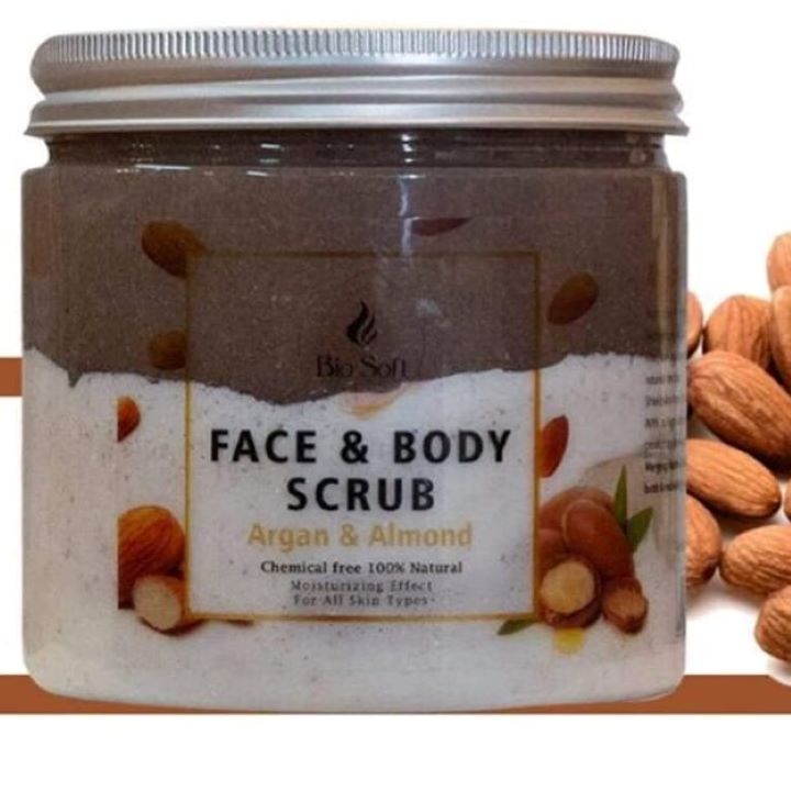 بيو سوفت سكراب بالارجان واللوز 500 مل