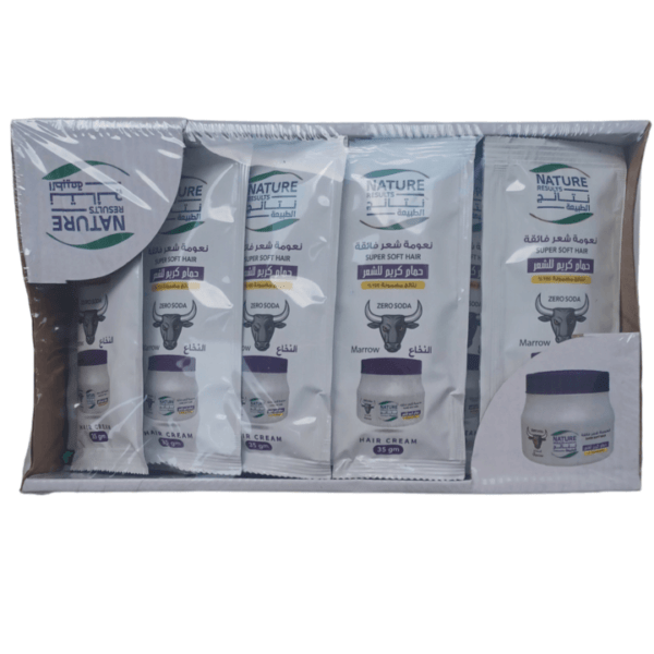 نتائج الطبيعة حمام كريم بالنخاع 35 جم 24 كيس