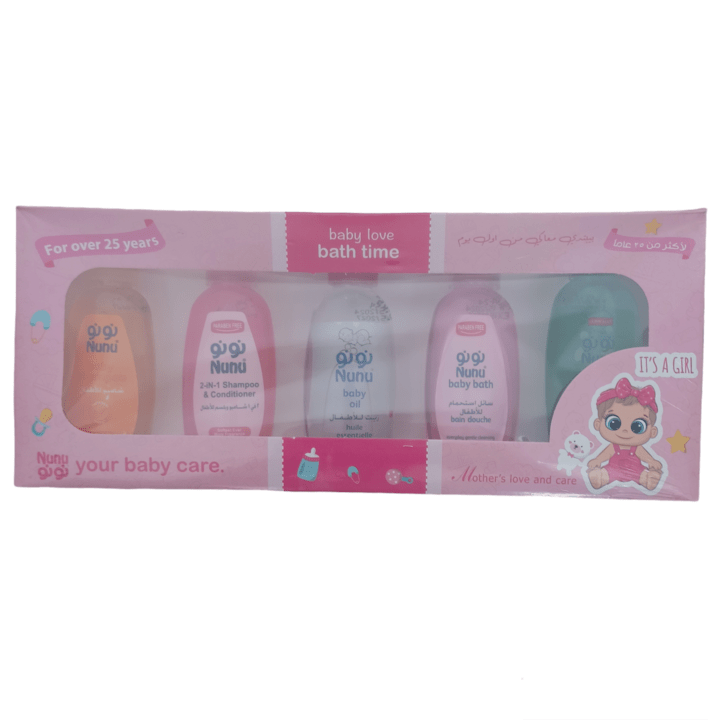 نونو مجموعة السفر 5 قطع للاطفال 50 مل