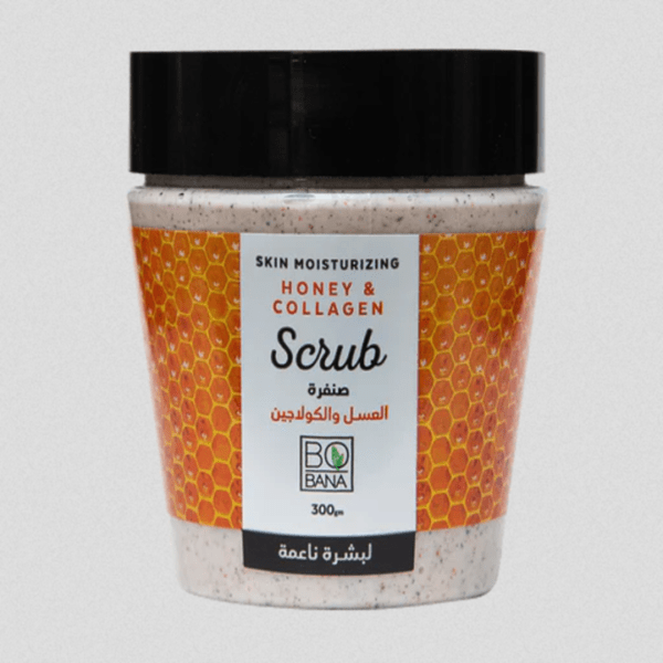 بوبانا صنفرة بالعسل والكولاجين 300 جرام