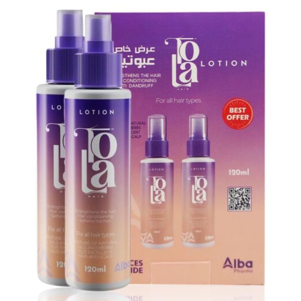 تولا لوشن مضاد للتساقط 120 مل عرض قطعتين