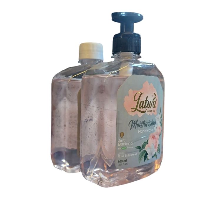 لاتوا هاند ووش ورد وياسمين 500 مل + قطعة مجانا