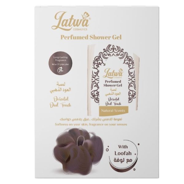 لاتوا شاور عود + لوفة 500 مل