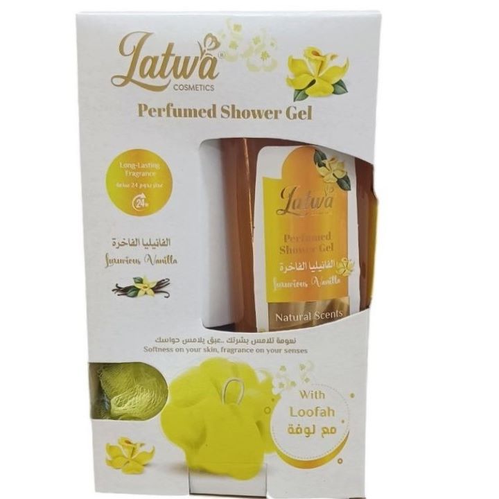 لاتوا شاور فانيليا + لوفة 500 مل