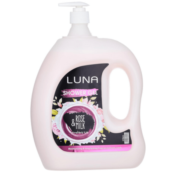 لونا شاور ورد وحليب 2 لتر بامب