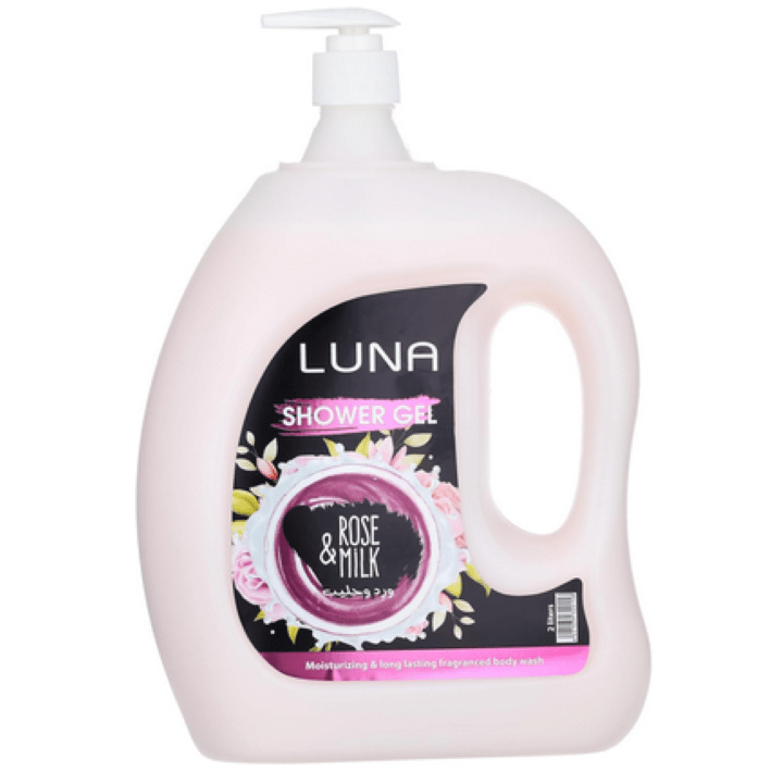 لونا شاور ورد وحليب 2 لتر بامب