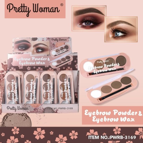 بريتي ومان باودر حواجب + واكس