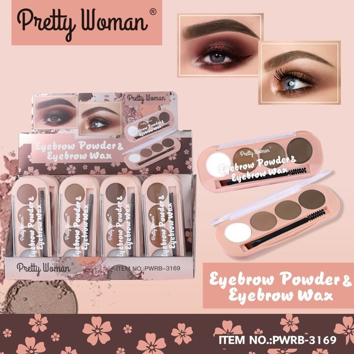 بريتي ومان باودر حواجب + واكس