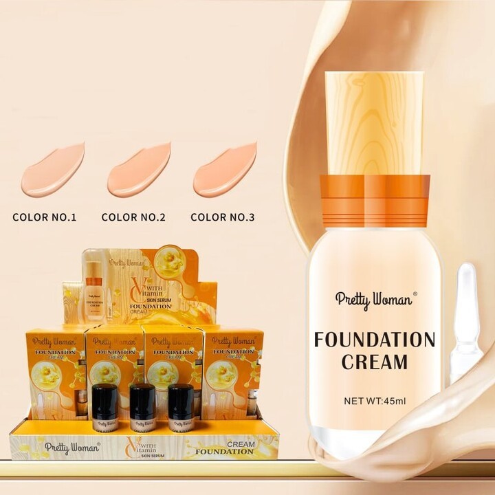 بريتي ومان فونديشن + فيتامين سي سيروم