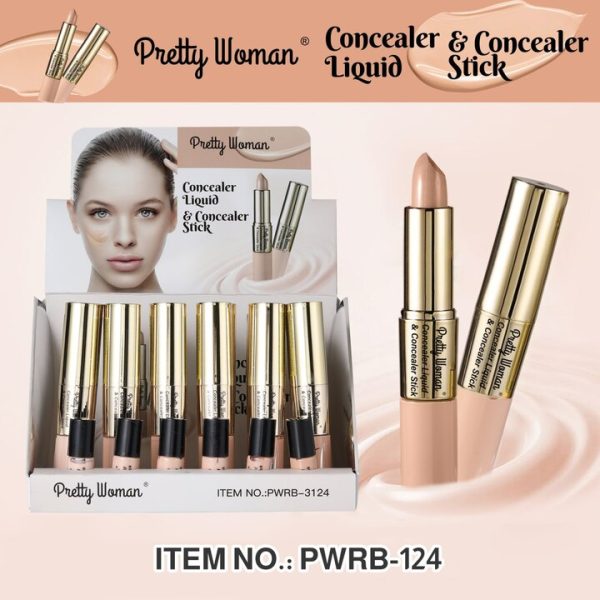 بريتي ومان كونسيلر 2*1 سائل + ستيك