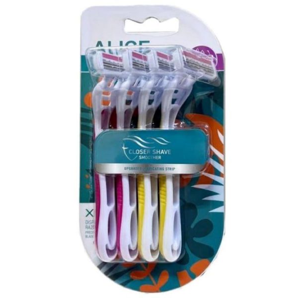 اليس بيور شفرات حلاقة 3 شفرات كارت 4 قطع