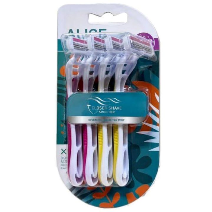 اليس بيور شفرات حلاقة 3 شفرات كارت 4 قطع