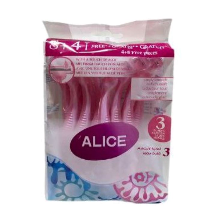 اليس شفرات حلاقة 3 شفرات كيس 12 قطعة