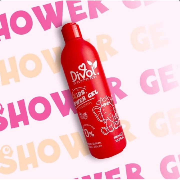 ديفول شاور جيل للاطفال بالفراولة 300 مل