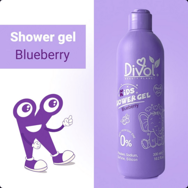 ديفول شاور جيل للاطفال بالتوت 300 مل