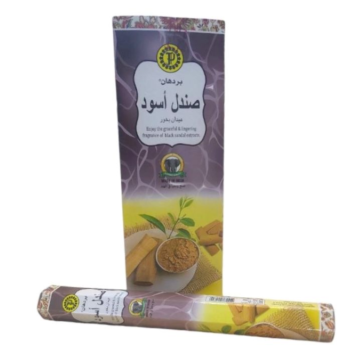 بردهان بخور سداسي صندل اسود 18 عود