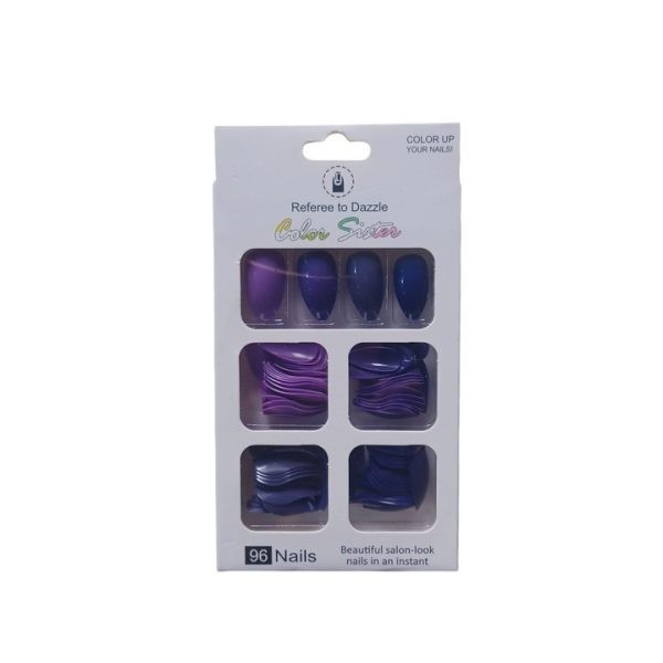 اظافر الوان 96 قطعة