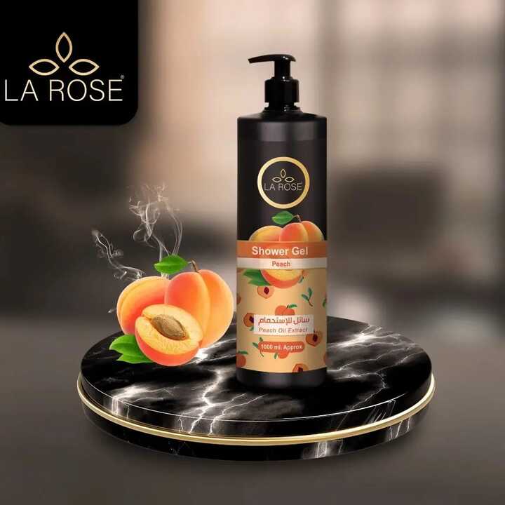 لاروز شاور جيل خوخ 1 لتر