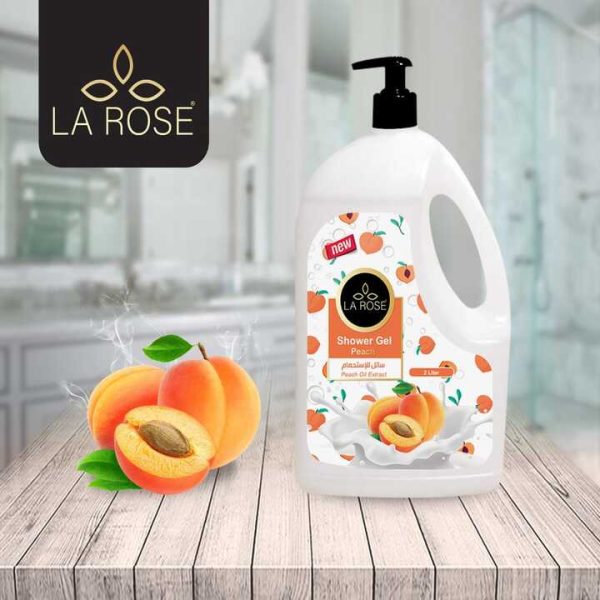 لاروز شاور جيل خوخ 2 لتر
