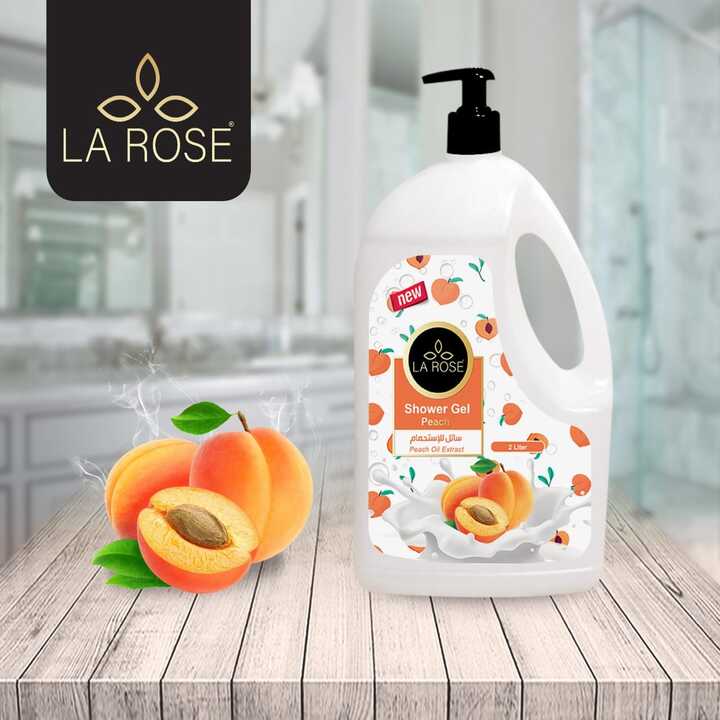 لاروز شاور جيل خوخ 2 لتر