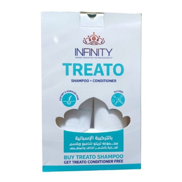 انفينيتي تريتو شامبو + بلسم للشعر التالف 250 مل