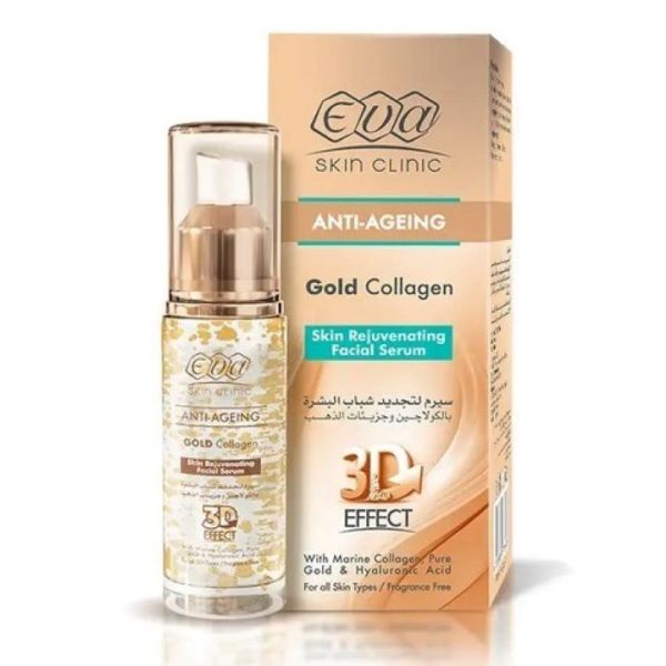 ايفا كولاجين سيرم تجديد البشرة بجزيئات الذهب 30 مل