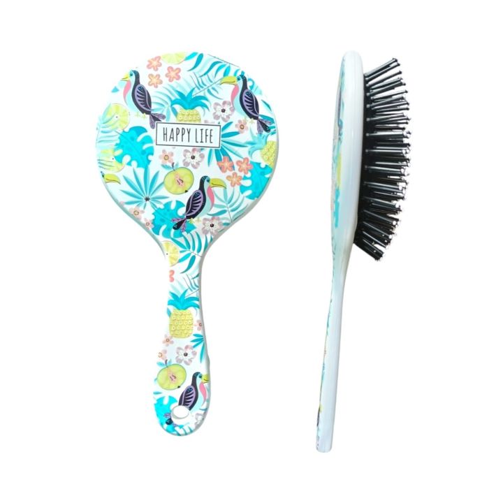 بونيتا فرشة شعر مطبوعة دائرية كبار