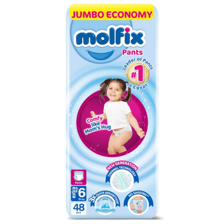 مولفيكس بانتس اطفال رقم 6 48 حفاضة