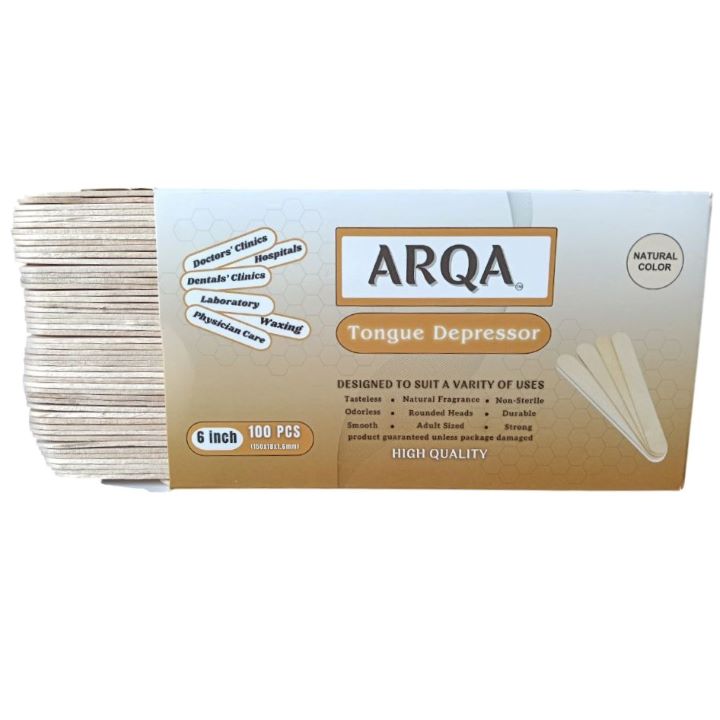 خافض لسان علبة 100 قطعة مستورد