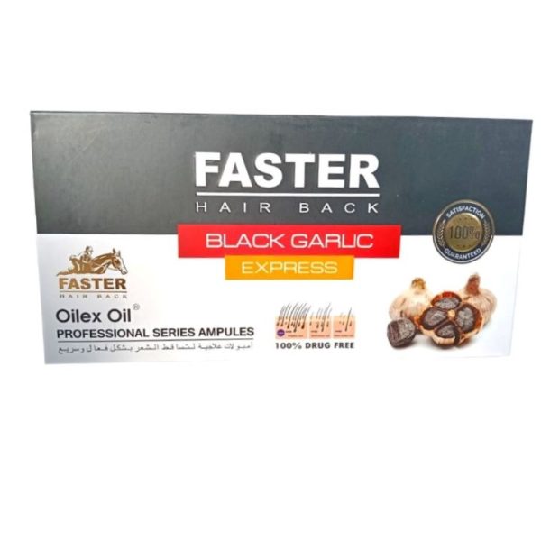 فاستر امبولات بلاك جارليك الاسود 5 امبول