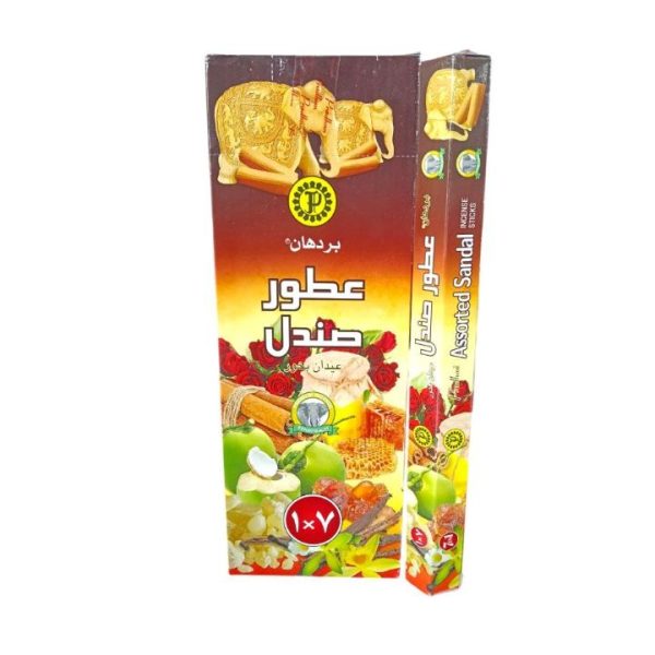 بردهان بخور سداسي 7*1 عطور صندل 20 عود