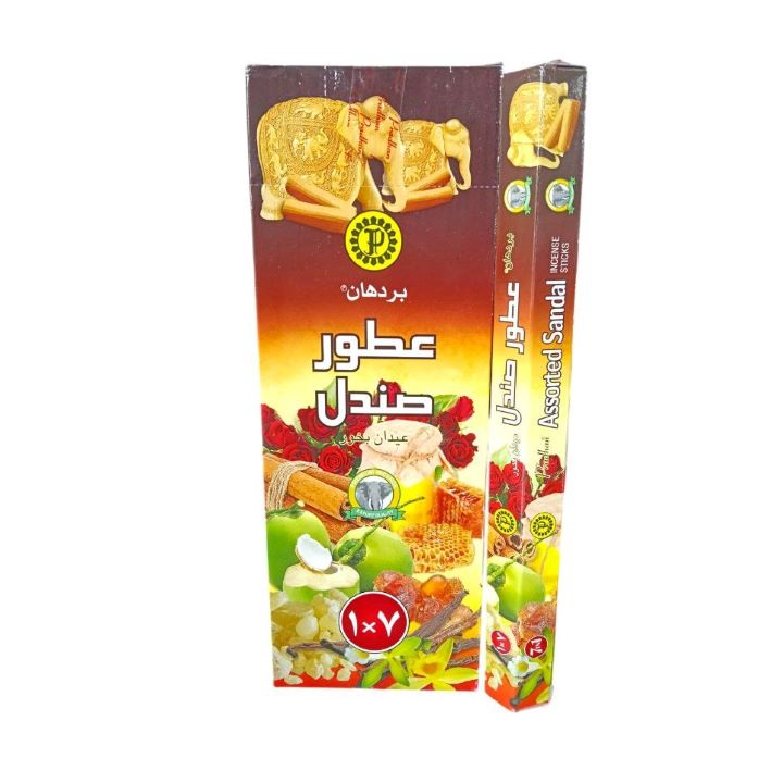 بردهان بخور سداسي 7*1 عطور صندل 20 عود