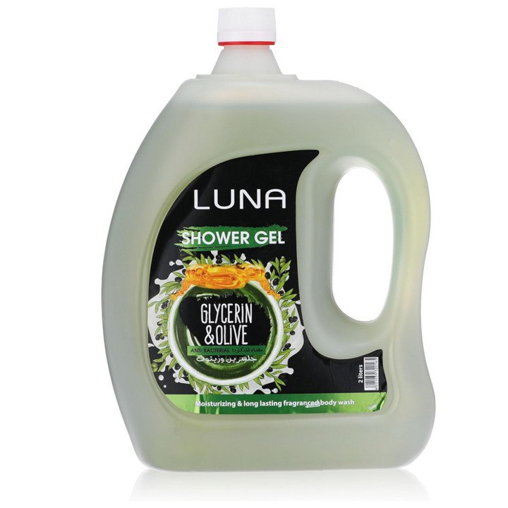 لونا شاور جليسرين وزيتون 2 لتر