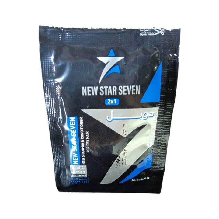 نيو ستار شامبو للشعر الجاف شريط 10 كيس