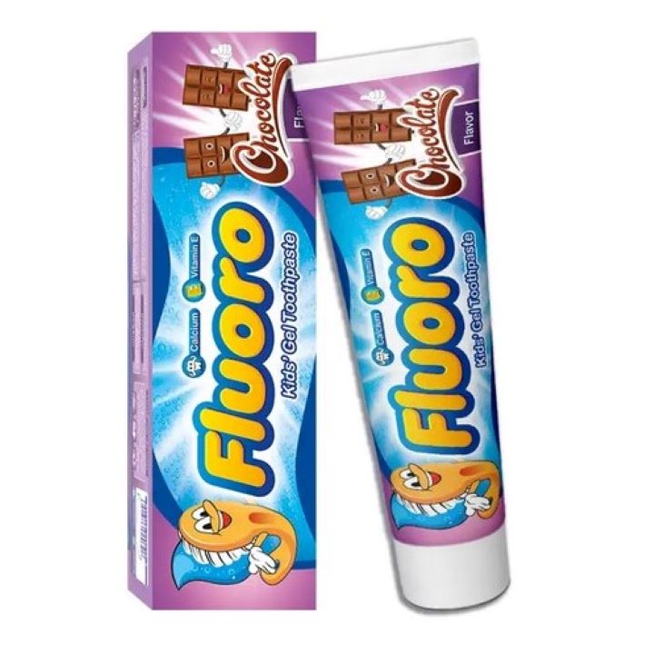 فلورو معجون اسنان جل للاطفال بالشيكولاتة 50 جم