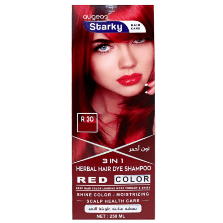 ستاركي شامبو صبغة لون احمر 250 مل
