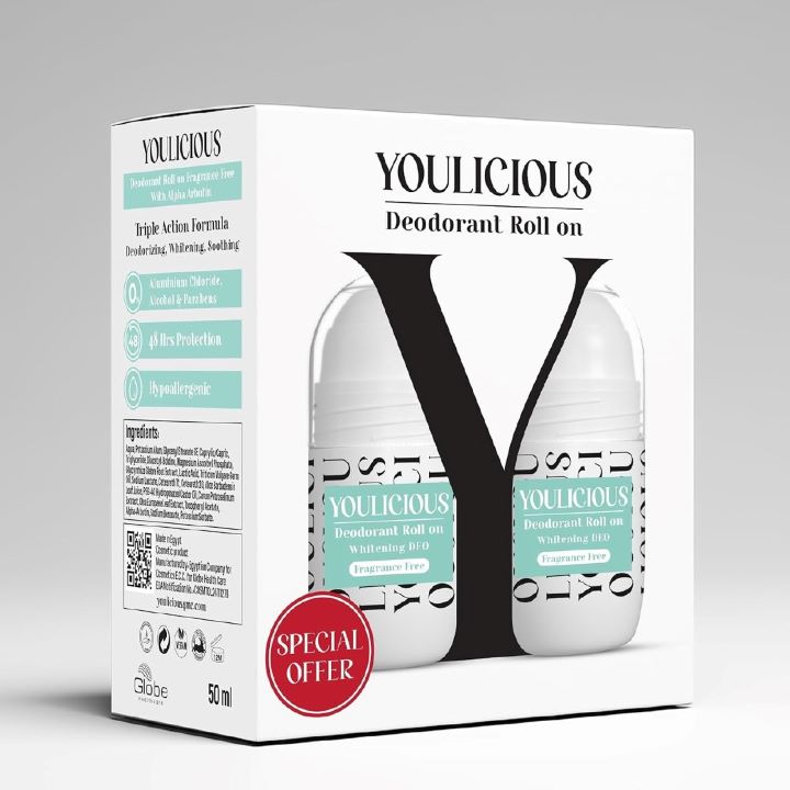 يوليشيس مزيل عرق عرض قطعتين بدون عطر