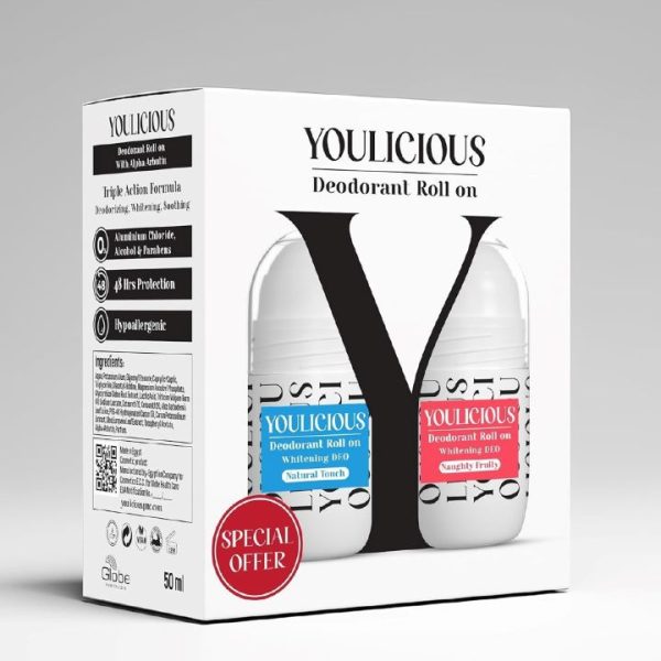 يوليشيس مزيل عرق عرض قطعتين نوتي+ناتشورال