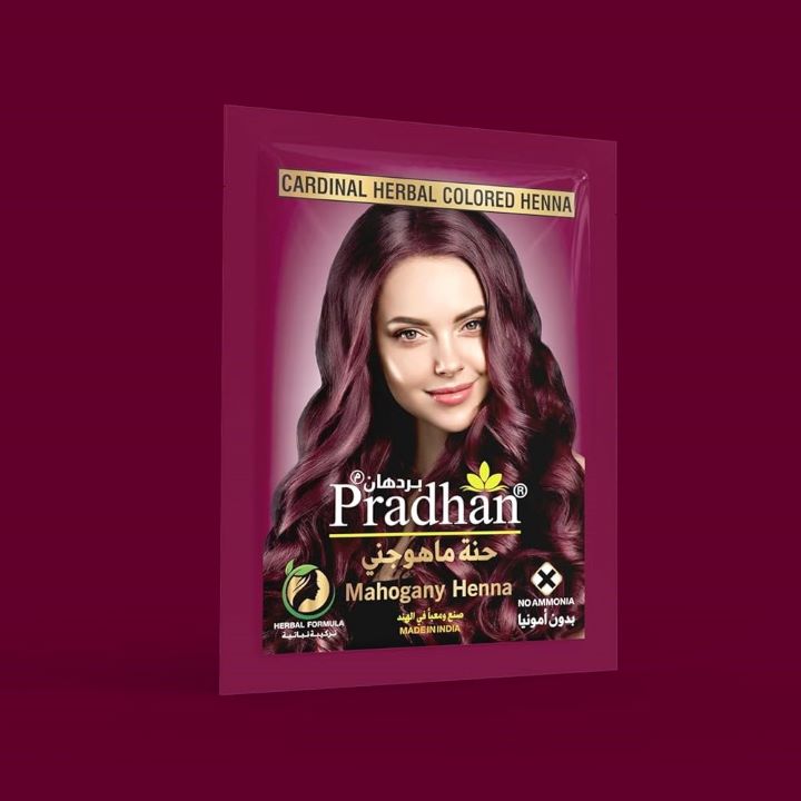 بردهان حنة بدون امونيا ماهوجني كيس
