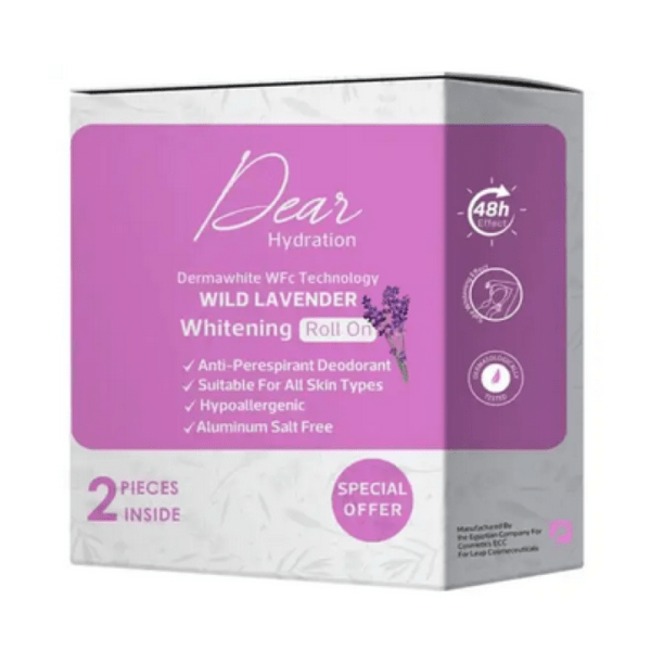 دير مزيل عرق رول لافندر عرض قطعتين